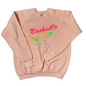 Fruit of the loom VTG Nashville crew neck sweatshirt XL